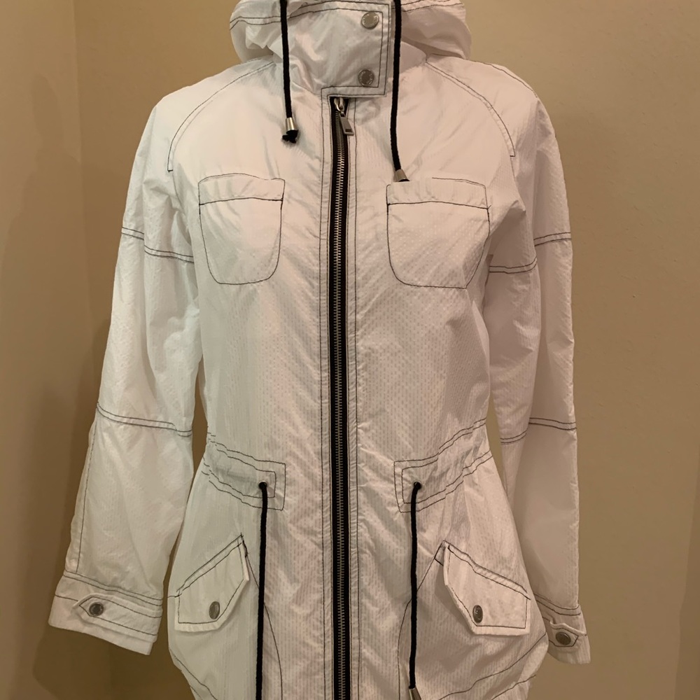 Indigo Saints White Windbreaker S NWT